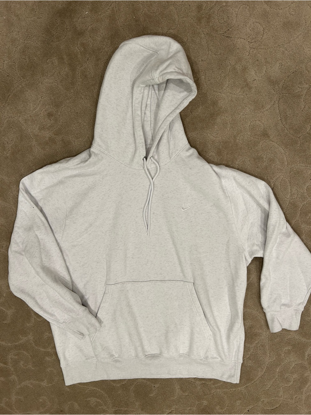 Nike Light Heather Gray Pullover Hoodie 3XL